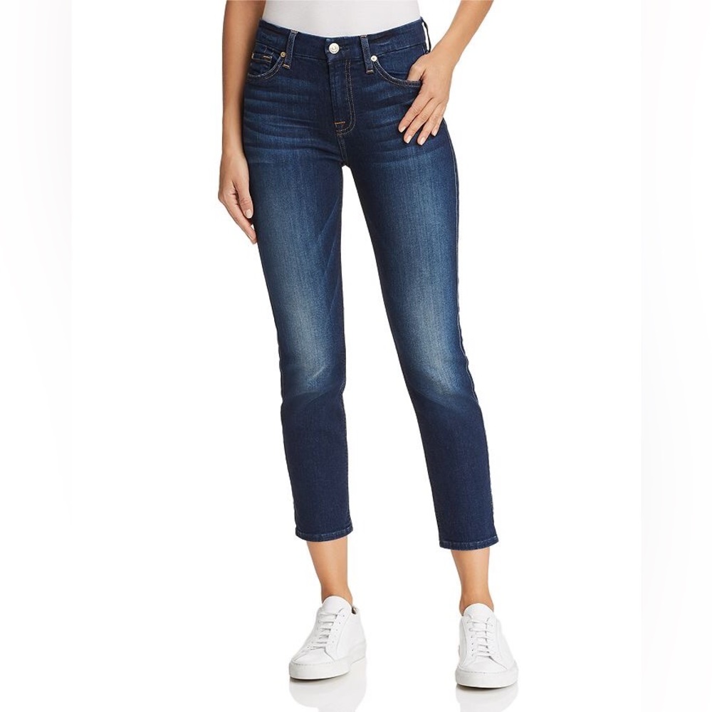 7 For All Mankind Kimmie Crop Denim Jeans